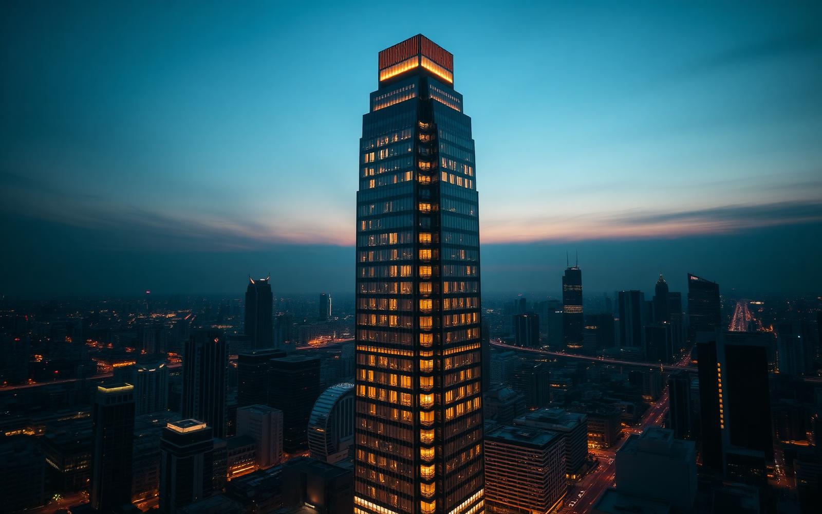 Modern high-rise hotel in central Bangkok (representative image)