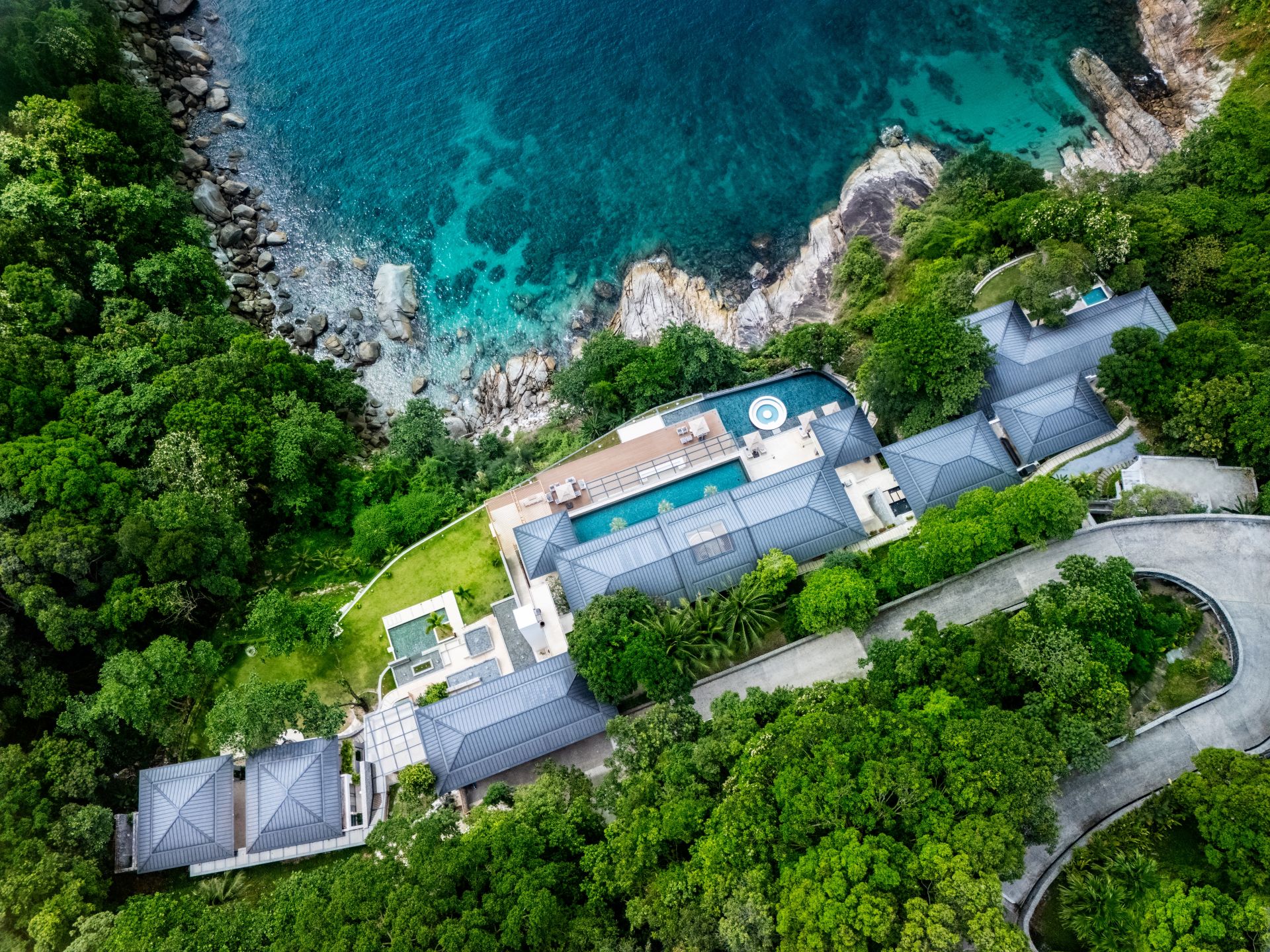 Aquila Villa Kamala Phuket aerial