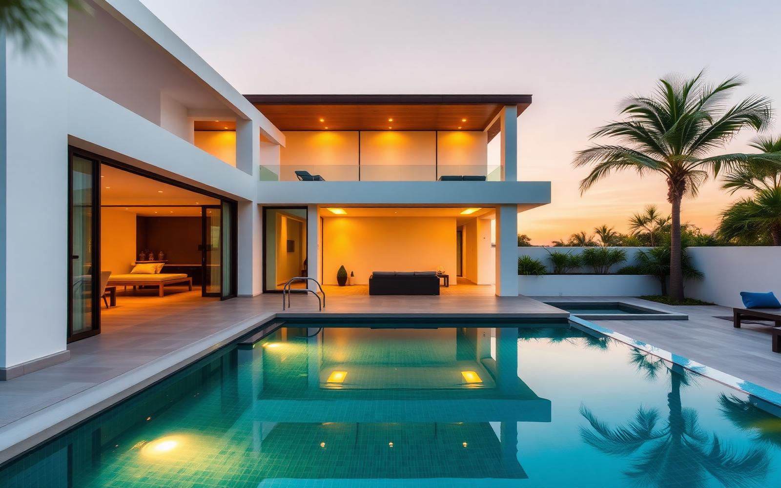 Contemporary luxury pool villa, Phuket (representative image)