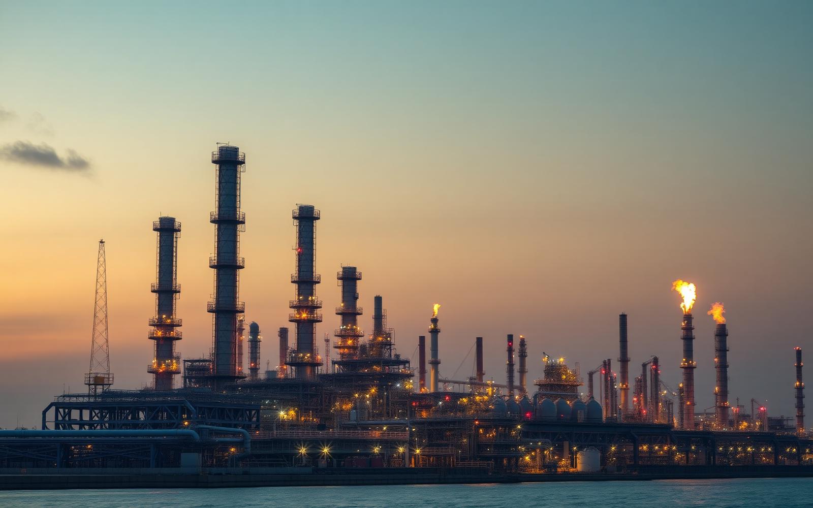 Large gas-to-liquids industrial facility (representative image)